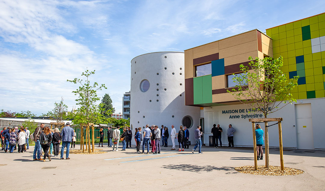 Inauguration Maison De L Enfance Anne Sylvestre Ville De V nissieux