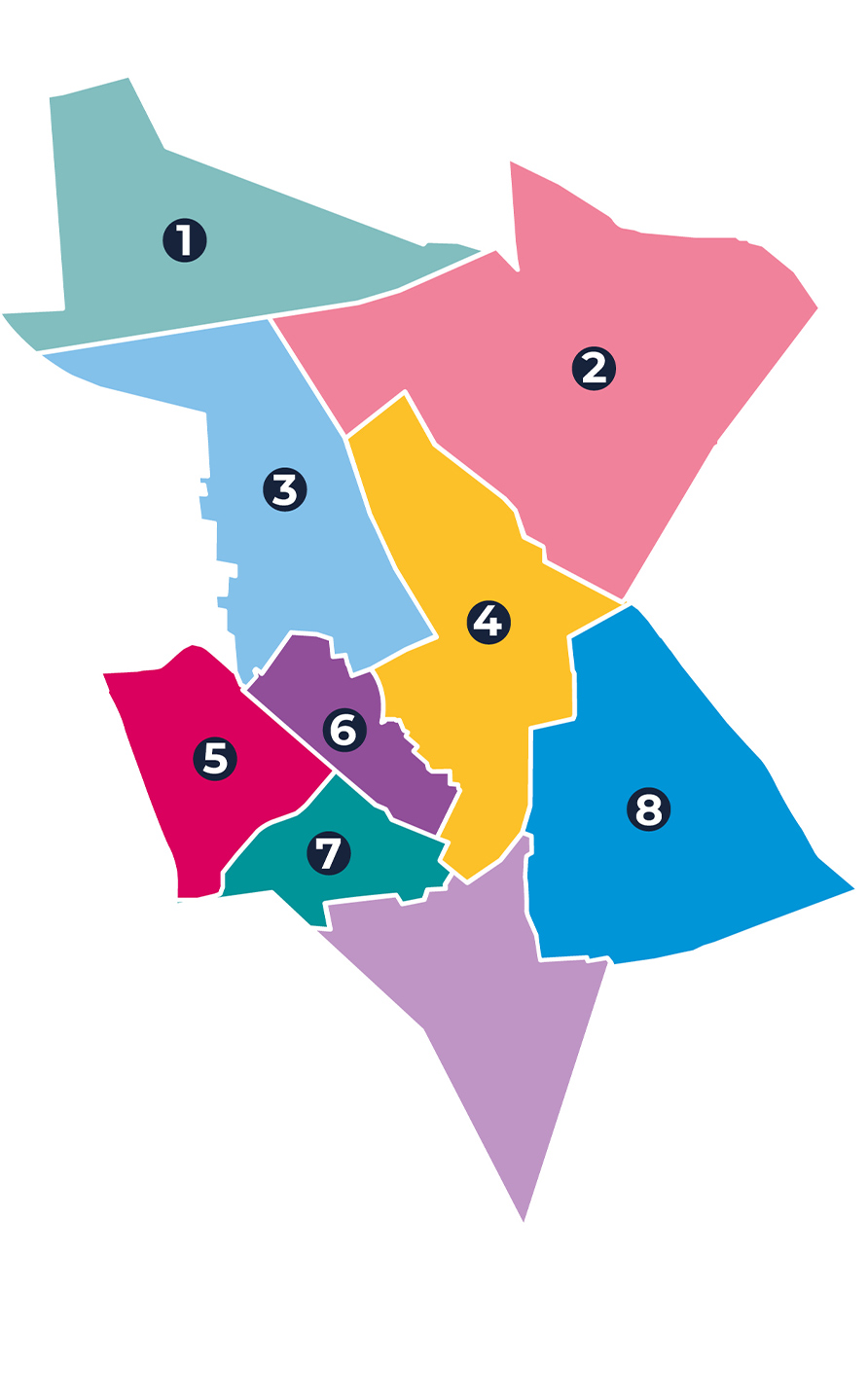 Carte conseils de quartier